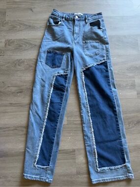 Fashion Nova Patch Jeans